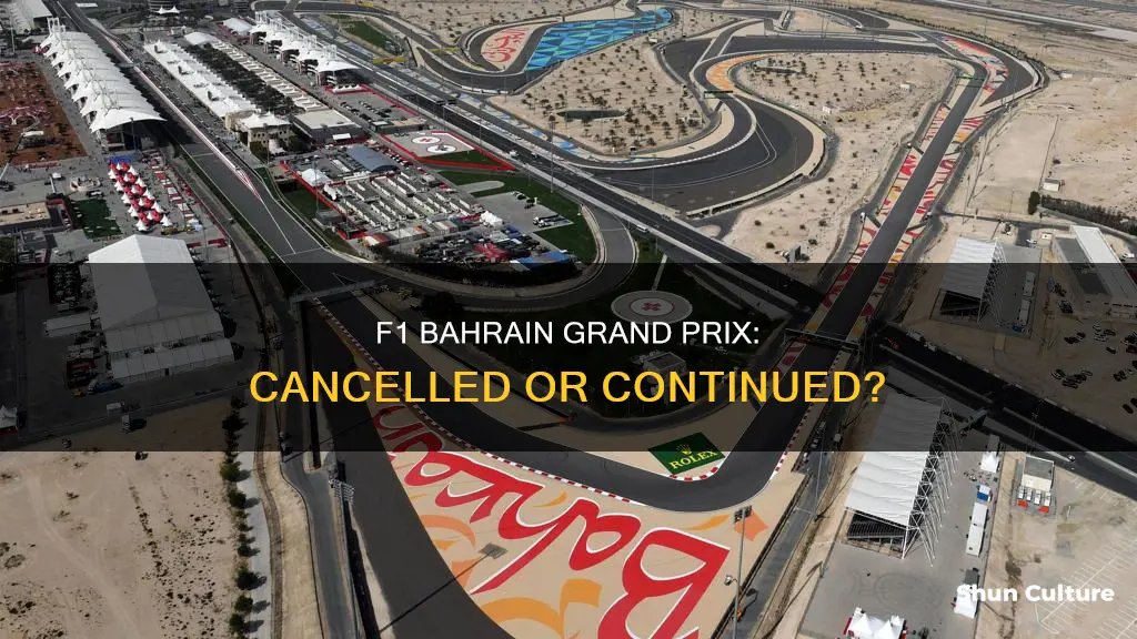 is bahrain f1 cancelled