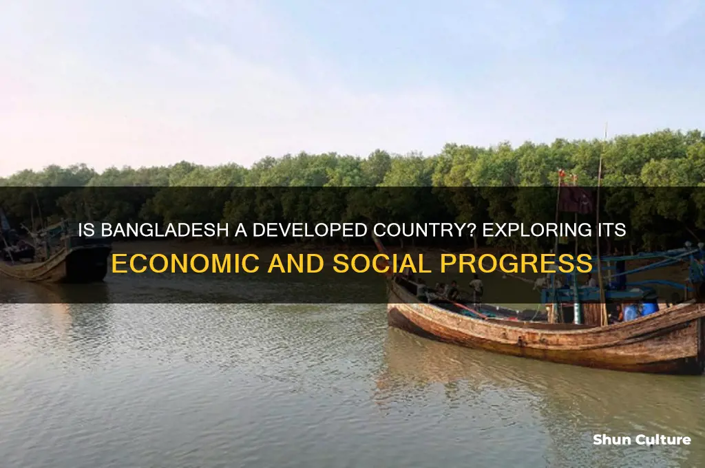 is bangladesh a developed country