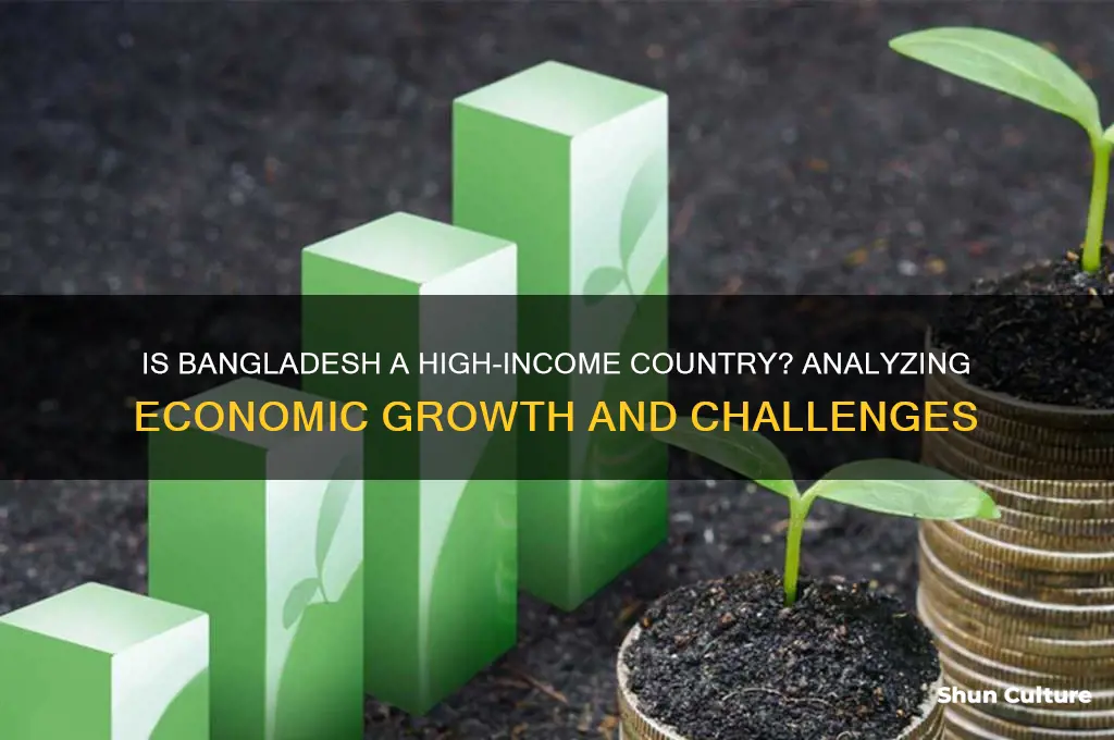 is bangladesh a high income country