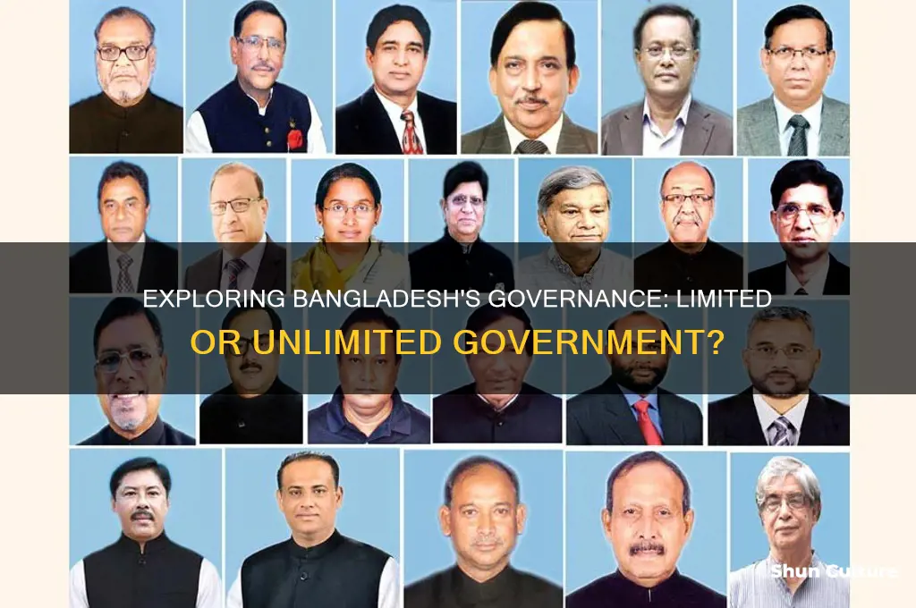 is bangladesh a limited or unlimited government