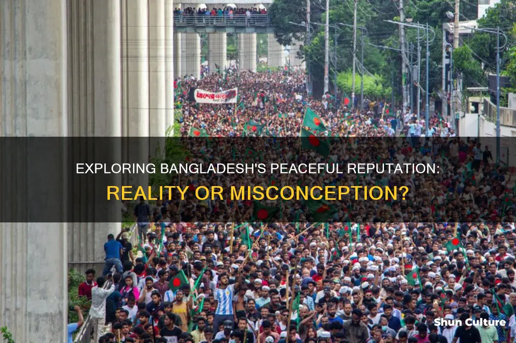 is bangladesh a peaceful country