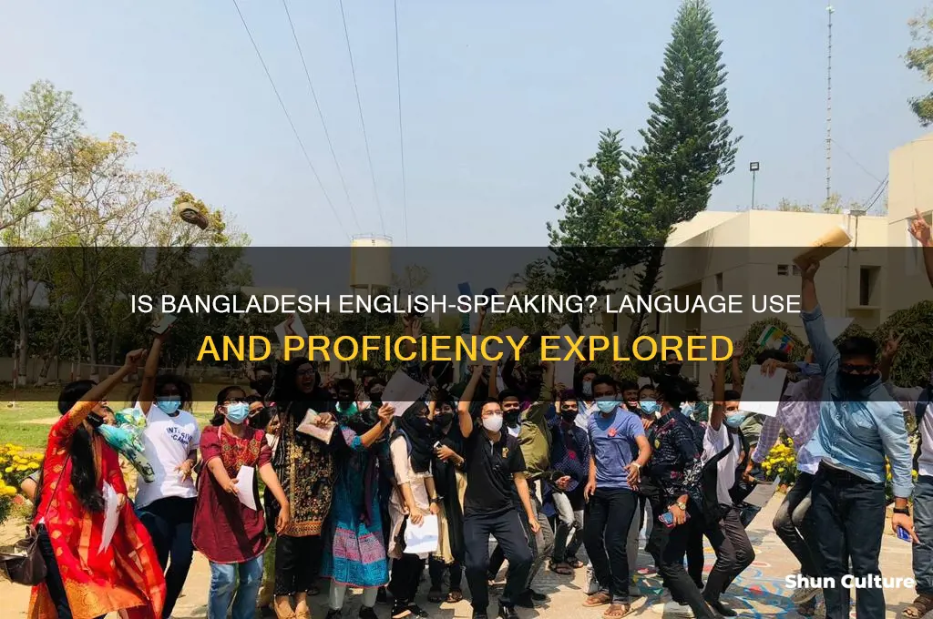 is bangladesh an english speaking country