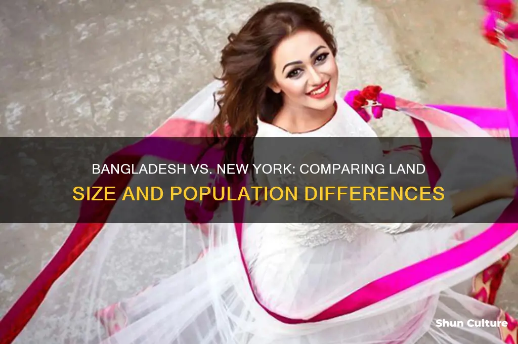is bangladesh bigger than newy york