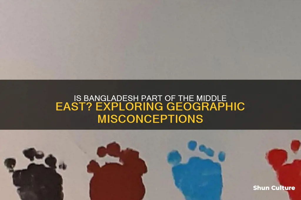 is bangladesh considered the middle east