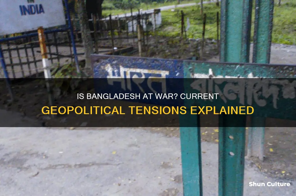 is bangladesh currently at war