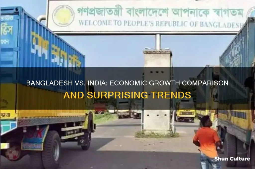is bangladesh growing faster than india