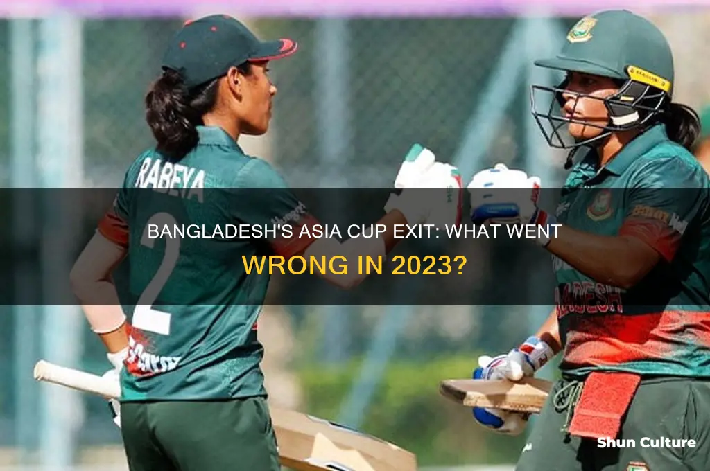 is bangladesh out of asia cup