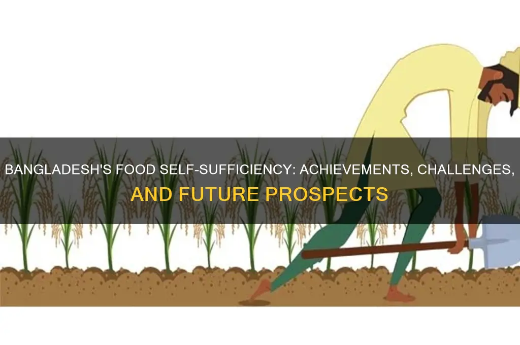 is bangladesh self sufficient in food production