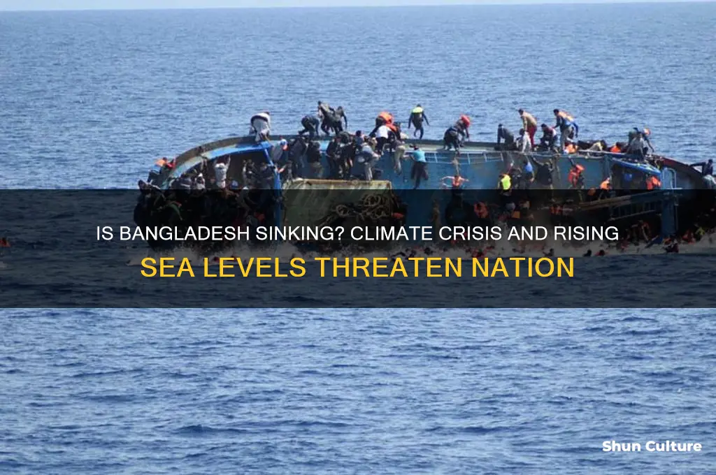 is bangladesh sinking