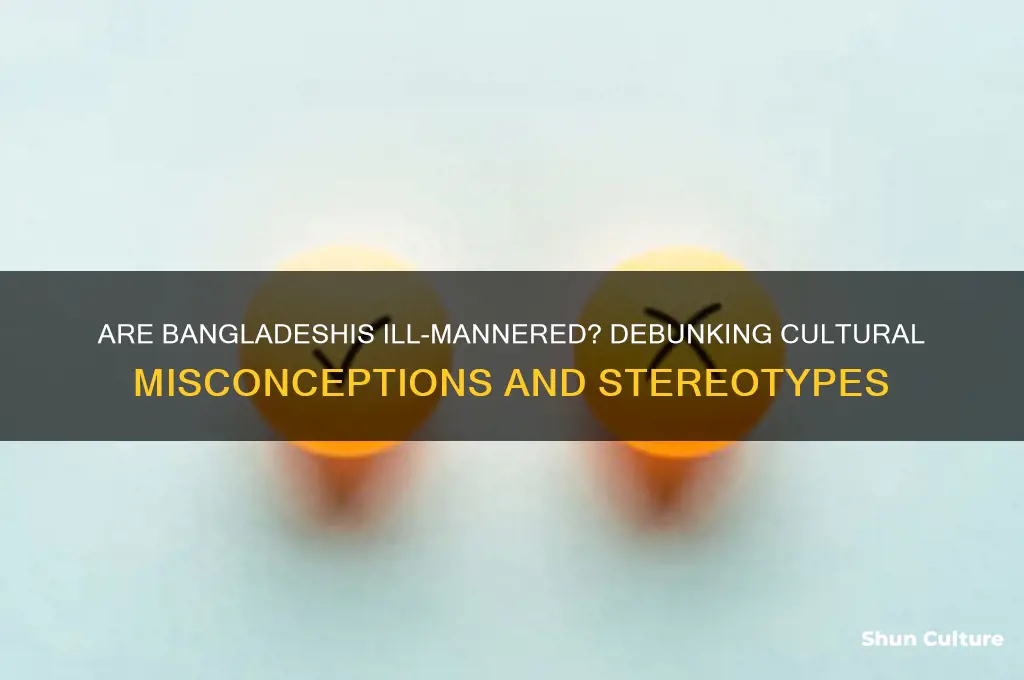 is bangladesh son mal educados