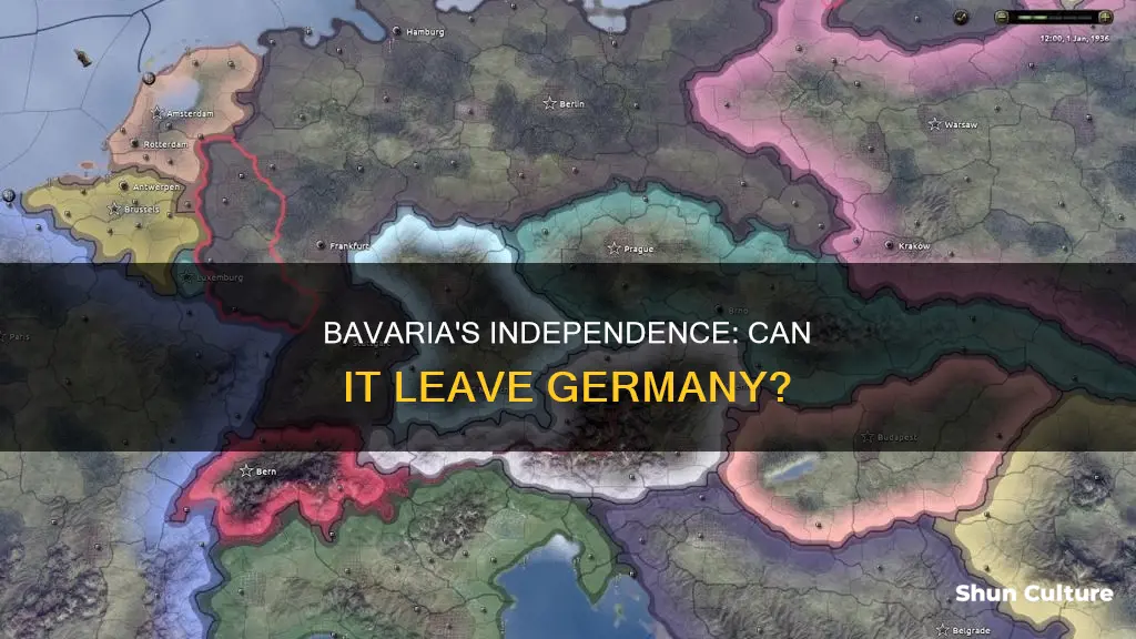 is bavaria allowed to leave germany