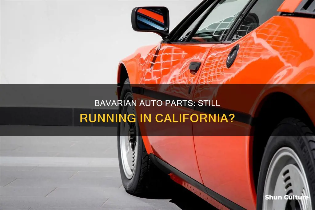 is bavarian auto parts in California still in business