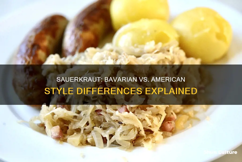 is bavarian style sauerkraut different from american style