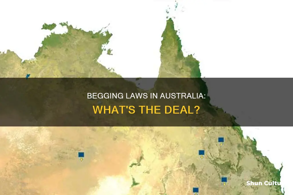 is begging illegal in australia