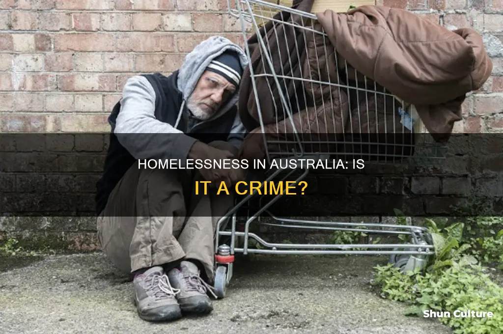 is being homeless illegal in australia