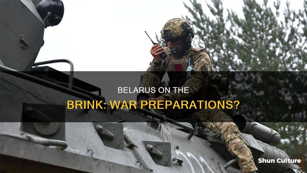 is belarus preparing for war