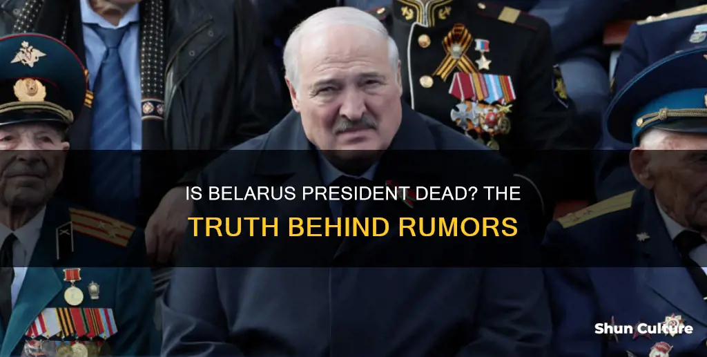 is belarus president dead