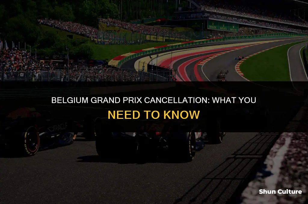 is belgium grand prix cancelled