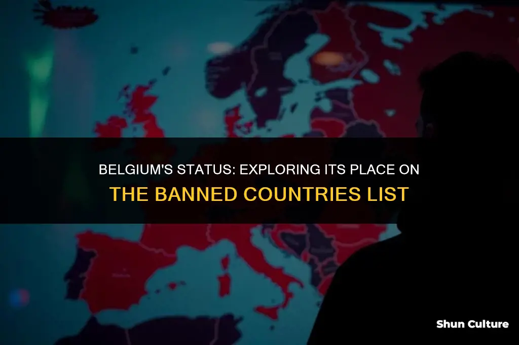 is belgium in hte list of banned countires