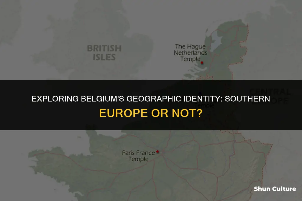 is belgium in southern europe