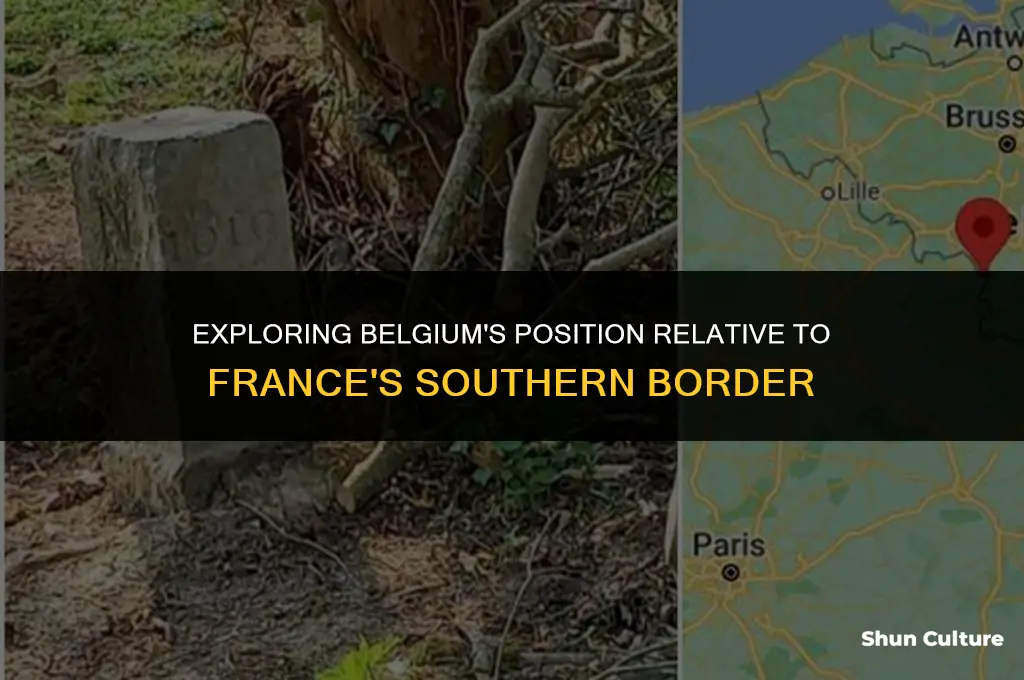 is belgium on frances southern border