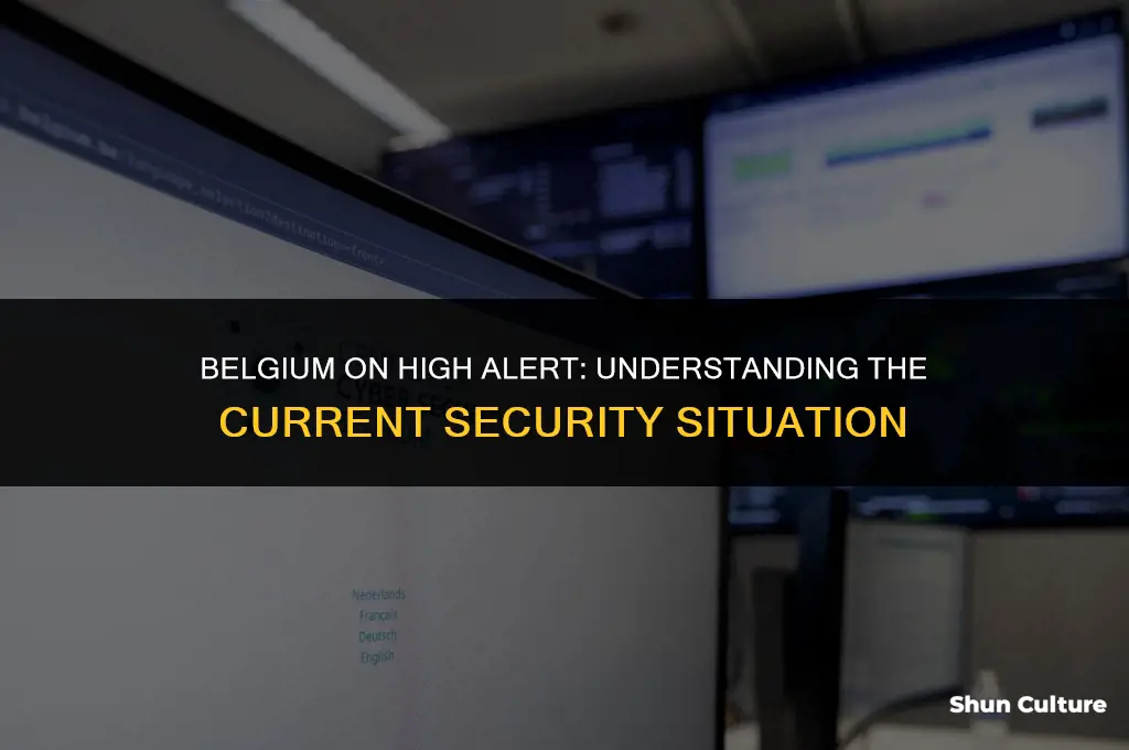 is belgium on high alert