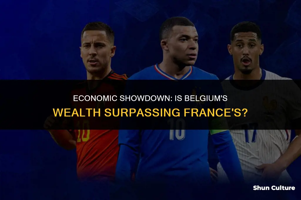 is belgium richer than france