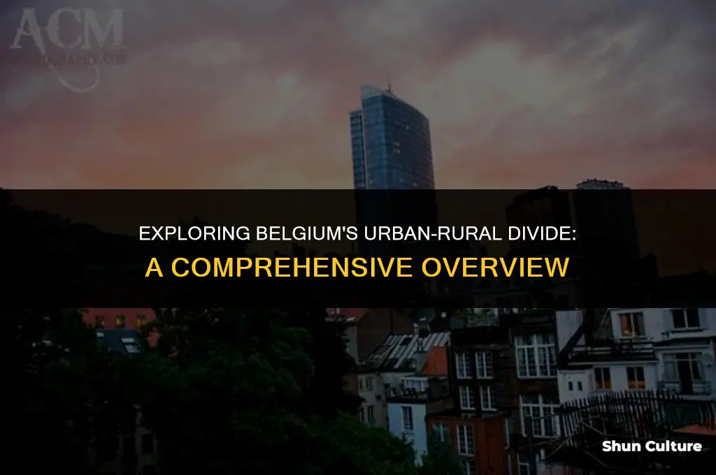is belgium rural or urban