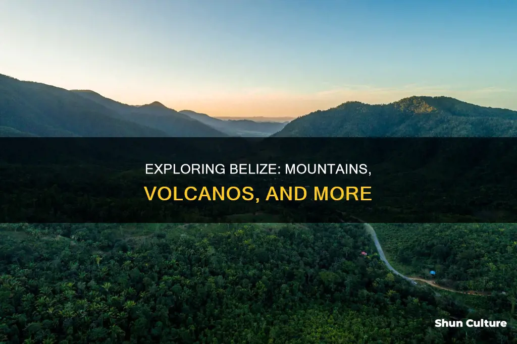 is belize 2 3rds mountains and volcanos