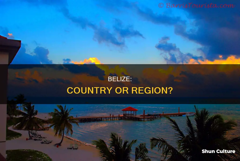 is belize a country or a reigion