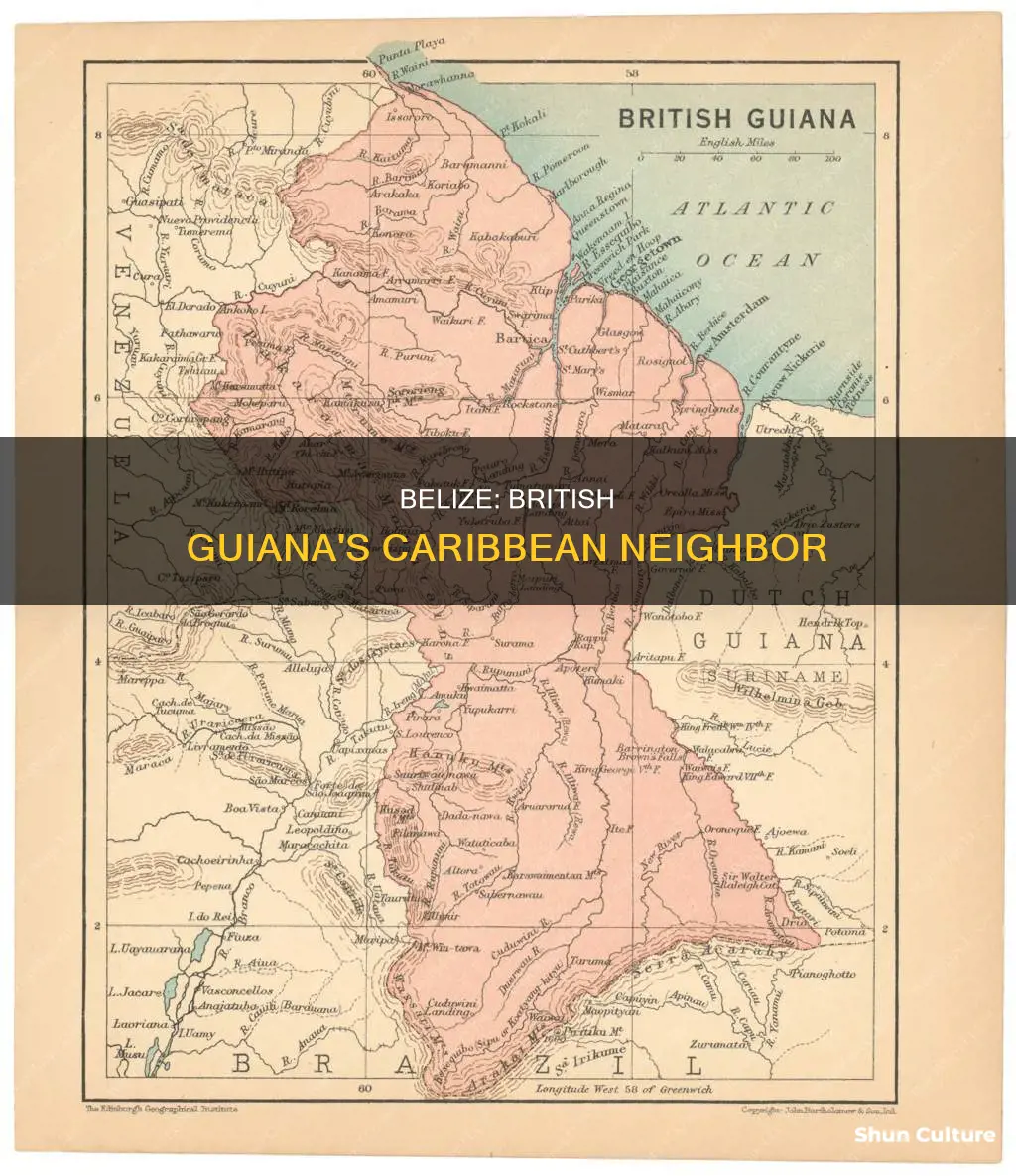 is belize british guiana