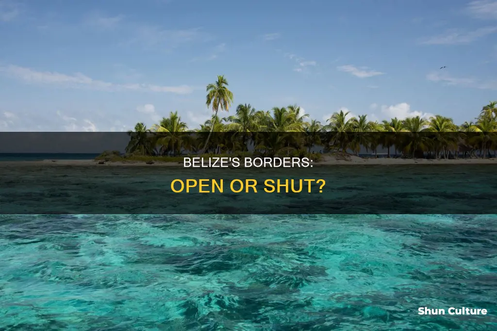 is belize closed to tourists