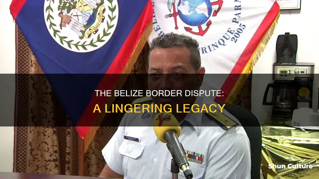 is belize disputed