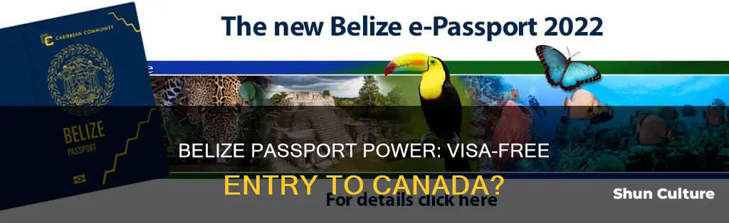 is belize passport visa free to canada