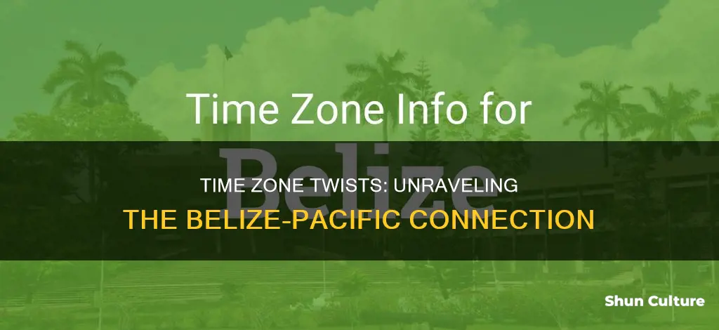 is belize same time zone as pacfic