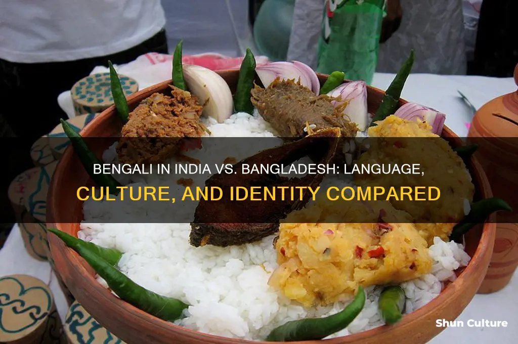 is bengali in india and bangladesh same