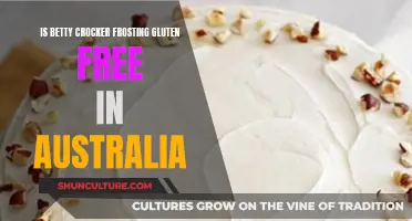 Betty Crocker Frosting: Gluten-Free in Australia?