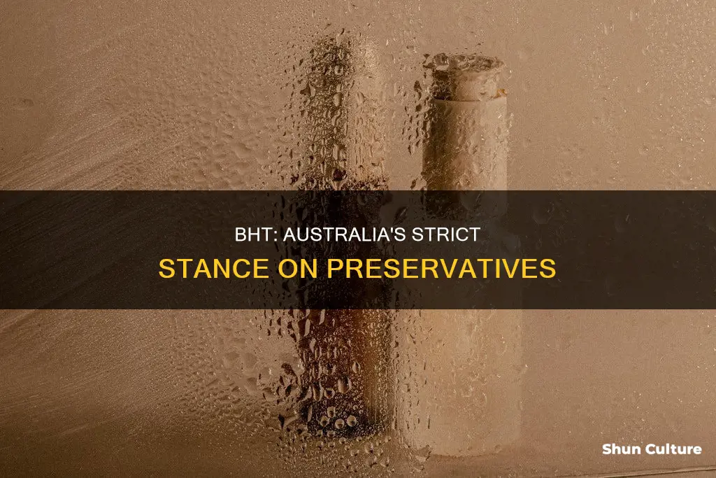 is bht banned in australia