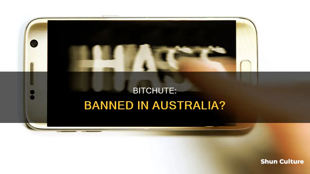 is bitchute ban in australia