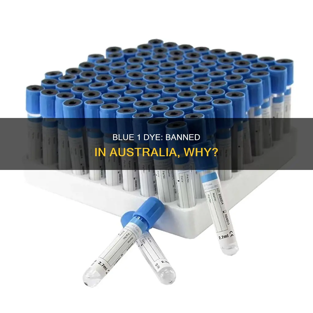 is blue 1 banned in australia