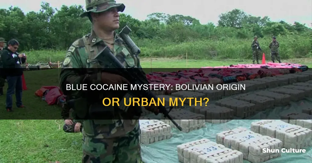 is blue cocaine from bolivia