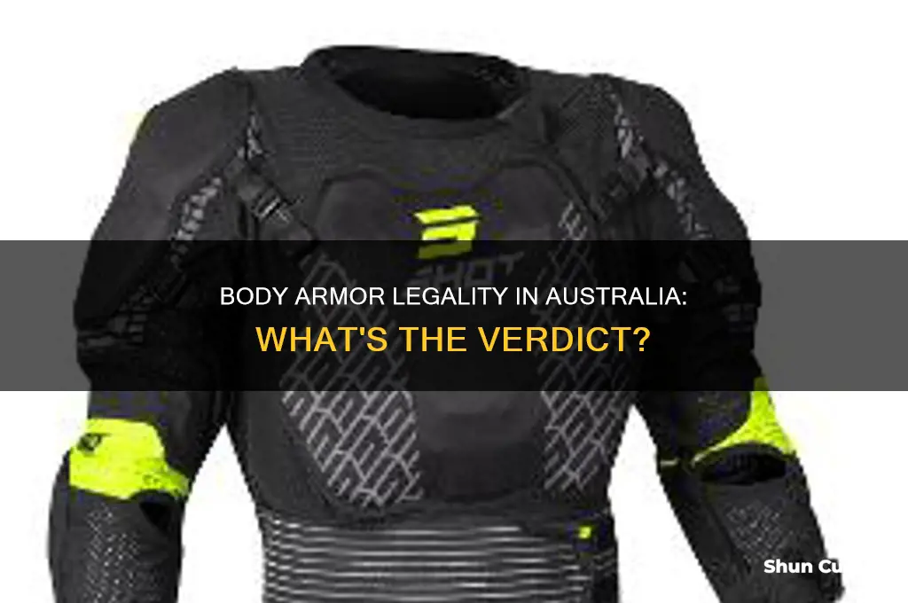 is body armor illegal in australia