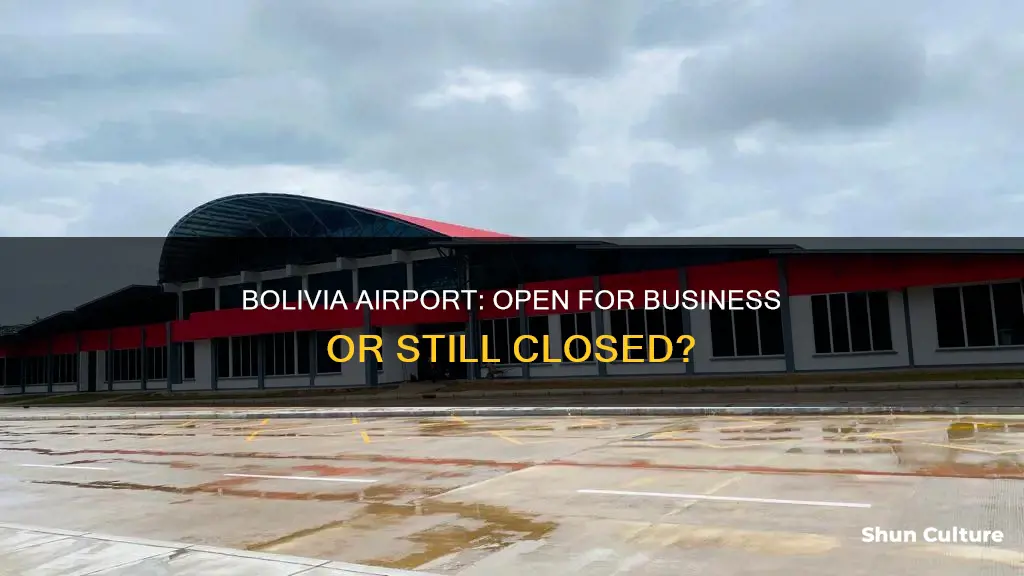 is bolivia airport open