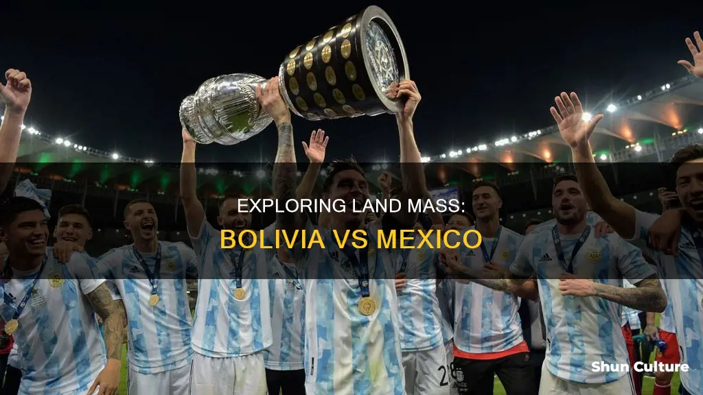 is bolivia bigger than mexico