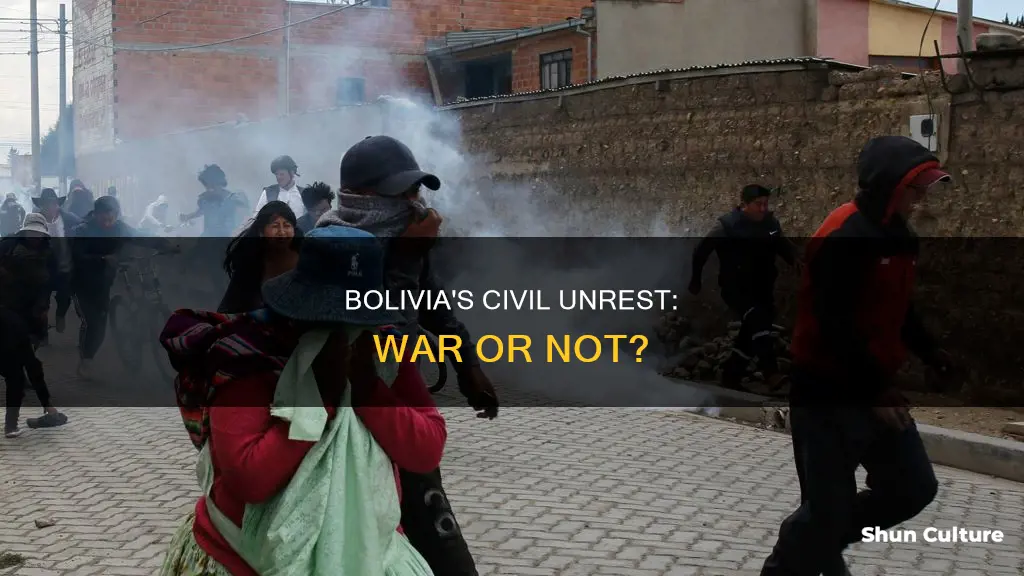 is bolivia in a civil war now