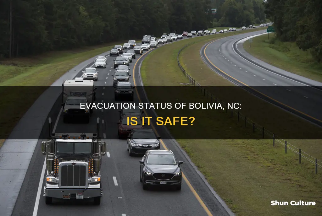 is bolivia nc under evacuation