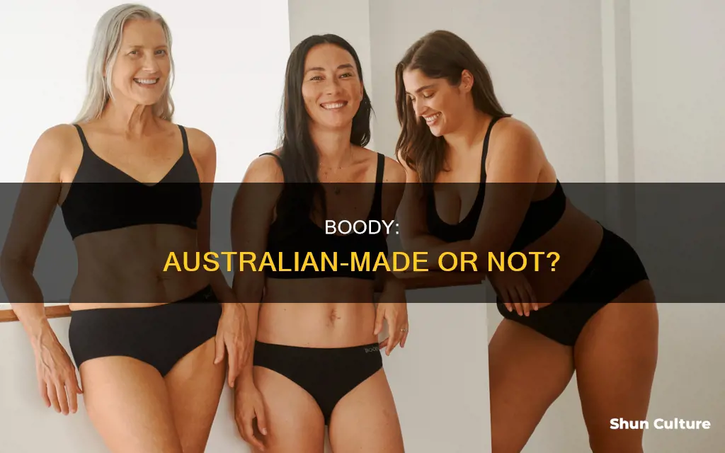 is boody made in australia