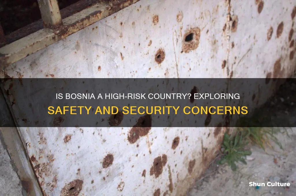 is bosnia a high risk country