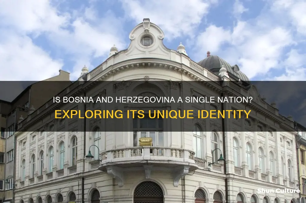 is bosnia and herzegovina one country