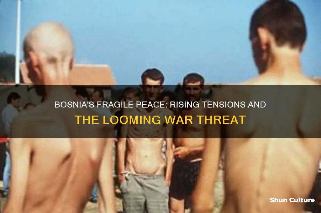 is bosnia at risk of war